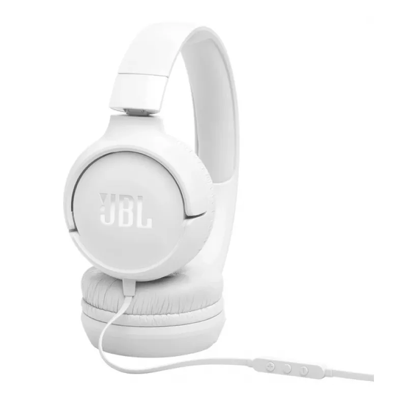 JBL Tune 520C USB-C laidinės ausinės, ausinės su lankeliu, skambučiams/muzikai, USB Type-C, baltos