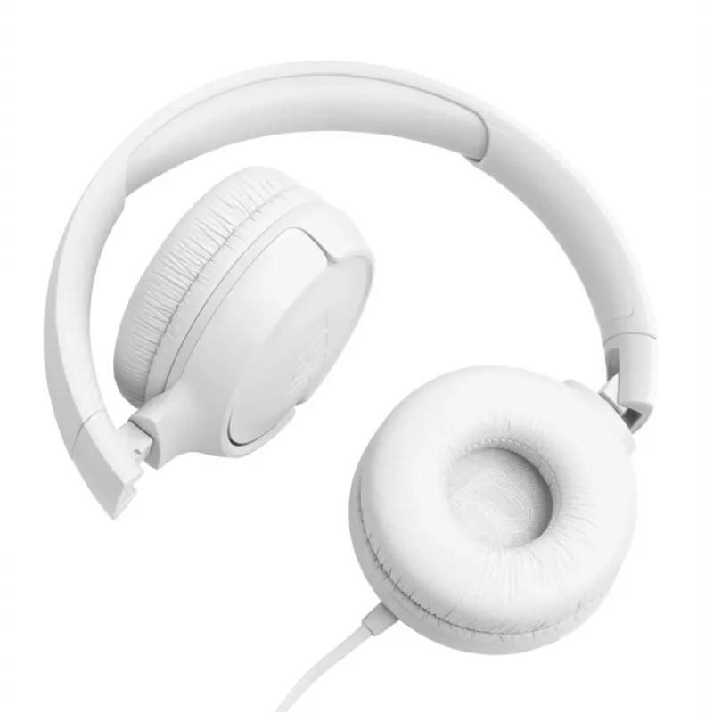 JBL Tune 520C USB-C laidinės ausinės, ausinės su lankeliu, skambučiams/muzikai, USB Type-C, baltos