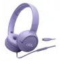 Ausinės JBL Tune 520C USB-C laidinės ant ausų, pokalbiams/muzikai, USB Type-C, alyvinė