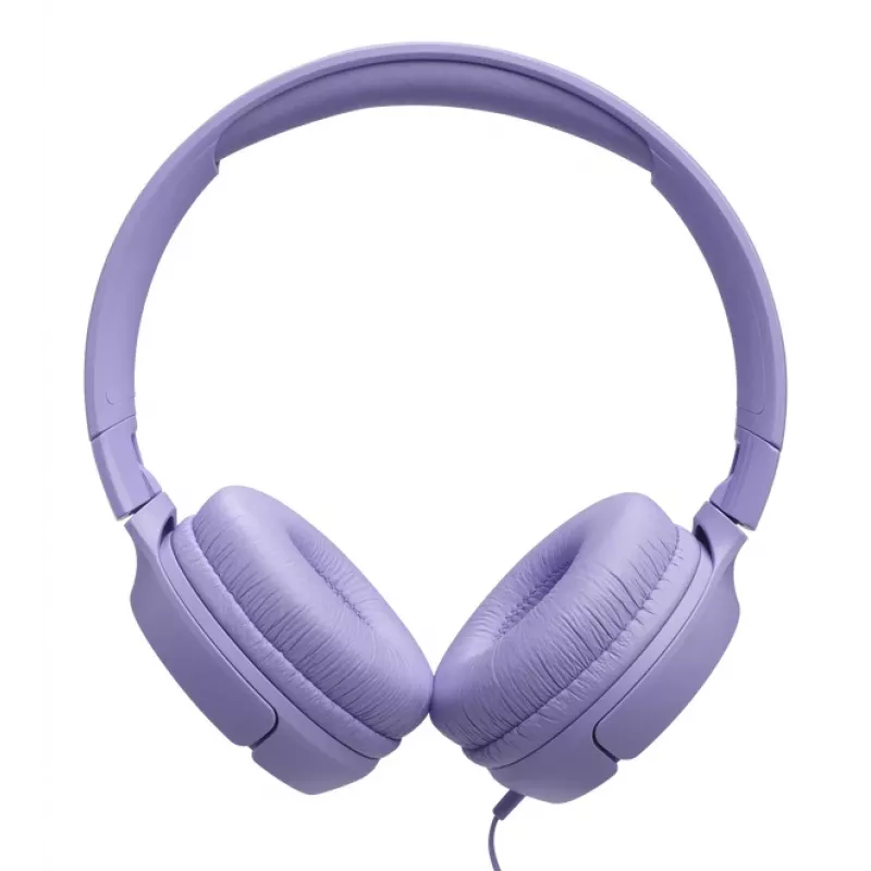 Ausinės JBL Tune 520C USB-C laidinės ant ausų, pokalbiams/muzikai, USB Type-C, alyvinė