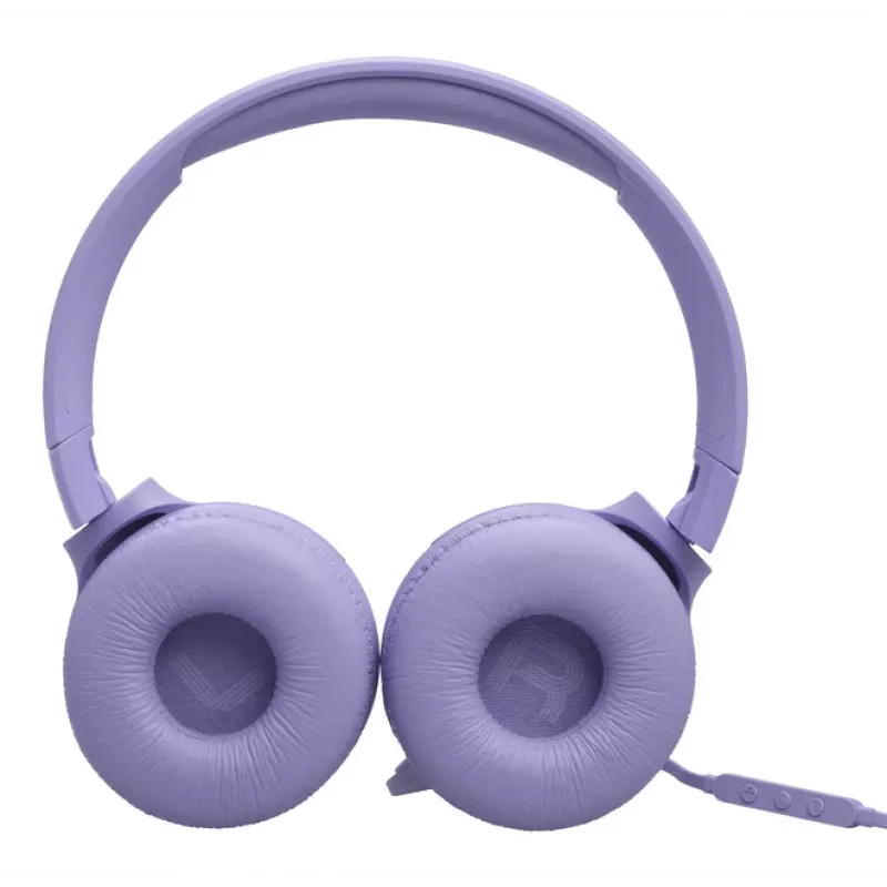 Ausinės JBL Tune 520C USB-C laidinės ant ausų, pokalbiams/muzikai, USB Type-C, alyvinė