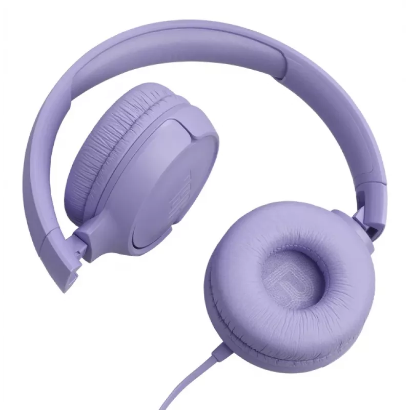 Ausinės JBL Tune 520C USB-C laidinės ant ausų, pokalbiams/muzikai, USB Type-C, alyvinė
