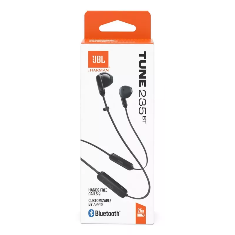 JBL Tune 235BT belaidžiai ausinukai į ausį, juodi, Bluetooth 5.4