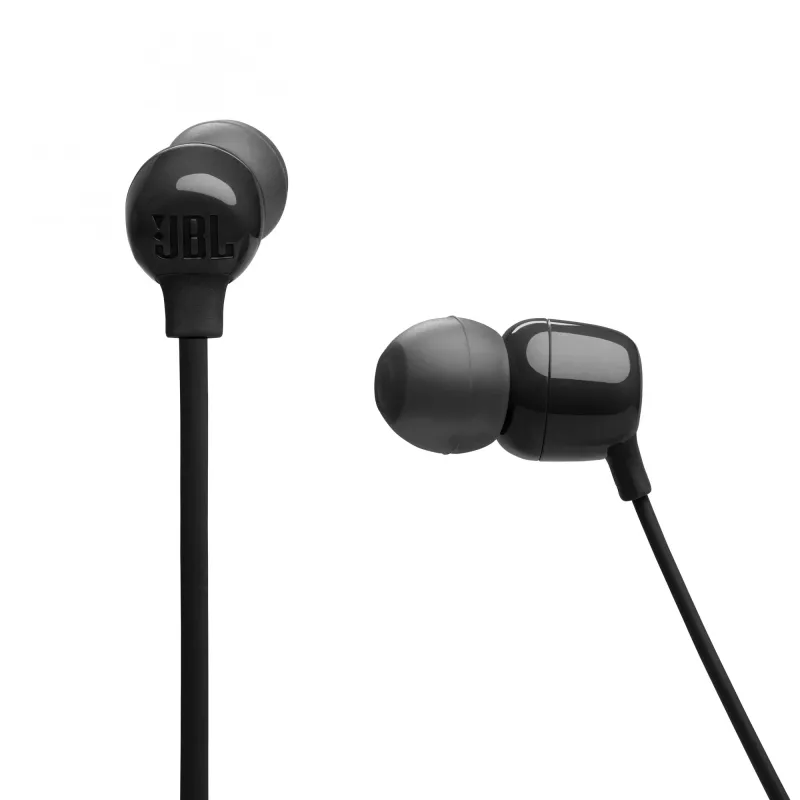 JBL Tune 135BT belaidžiai į ausį įdedami ausinės su mikrofonu, juodos spalvos