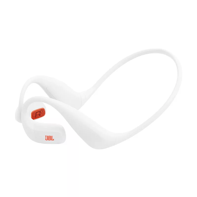 Ausinės JBL Endurance Pace Wireless Open-ear Sportinės Bluetooth USB Type-C Baltos, 20–20000 Hz, 120 g