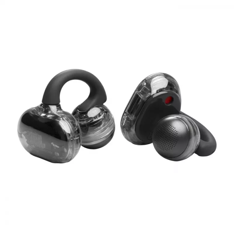 Ausinės JBL Soundgear Clips, belaidės TWS, kabinamos, juodos