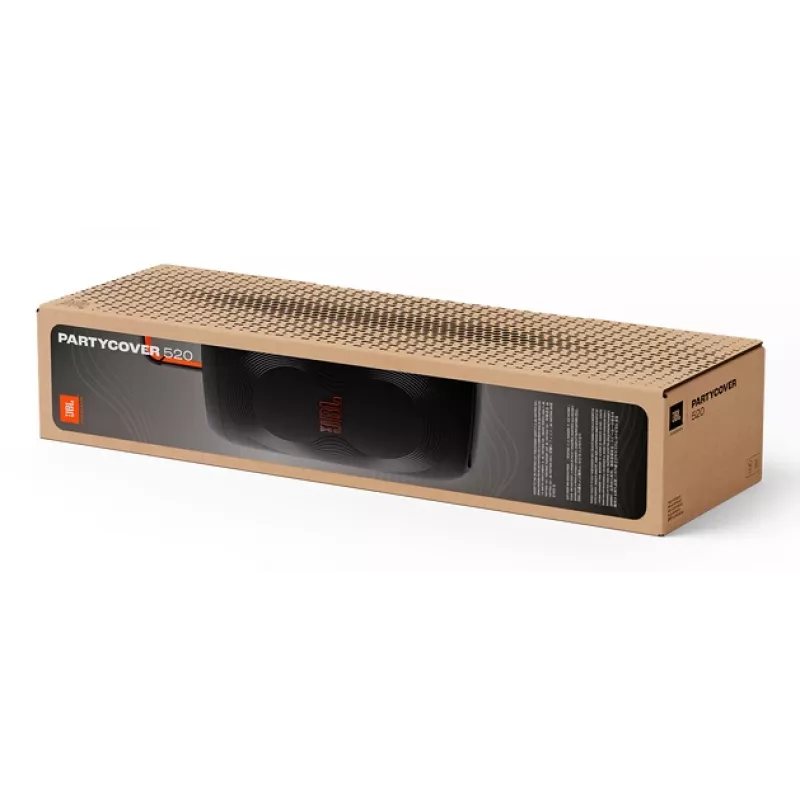 Garsiakalbio dangtelis JBL Partycover 520 juodas – apsauginis audinio užvalkalas JBL PartyBox 520