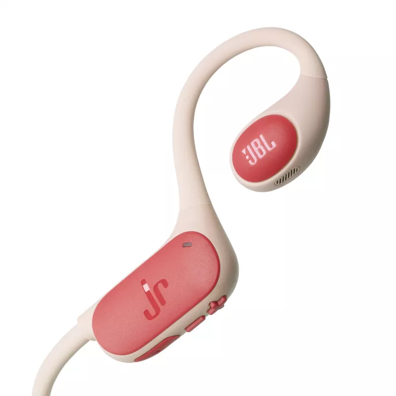 Ausinės JBL Junior Free belaidės atviro tipo sportinės rudos, baltos