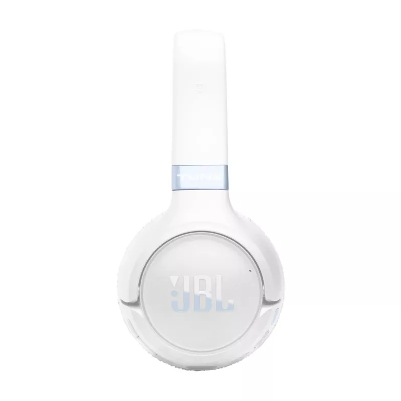 JBL Tune 680NC belaidės ausinės, ausinė juosta, laidinės/belaidės, skambučiams/muzikai, USB Type-C, Bluetooth, balta