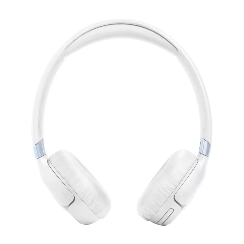 JBL Tune 680NC belaidės ausinės, ausinė juosta, laidinės/belaidės, skambučiams/muzikai, USB Type-C, Bluetooth, balta