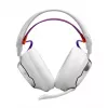 JBL Quantum 950 belaidės ausinės žaidimams, USB Type-C, Bluetooth, įkrovimo stovas, oranžinė, sidabrinė, balta