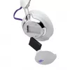 JBL Quantum 950 belaidės ausinės žaidimams, USB Type-C, Bluetooth, įkrovimo stovas, oranžinė, sidabrinė, balta