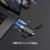 Kortelių skaitytuvas TP‑LINK UA430D USB 3.1 – MicroSD/SD palaikymas, 200 Mbit/s, juodas, 75×22,9×9,3 mm