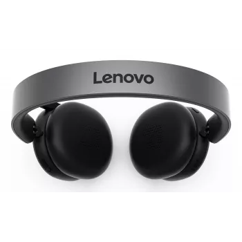 Lenovo 4XD1T60925 belaidės ausinės ant galvos lankeliu biurui ir skambučių centrams USB Type-C Bluetooth pilkos