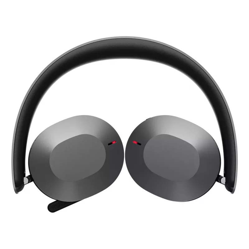 Lenovo 4XD1T60925 belaidės ausinės ant galvos lankeliu biurui ir skambučių centrams USB Type-C Bluetooth pilkos
