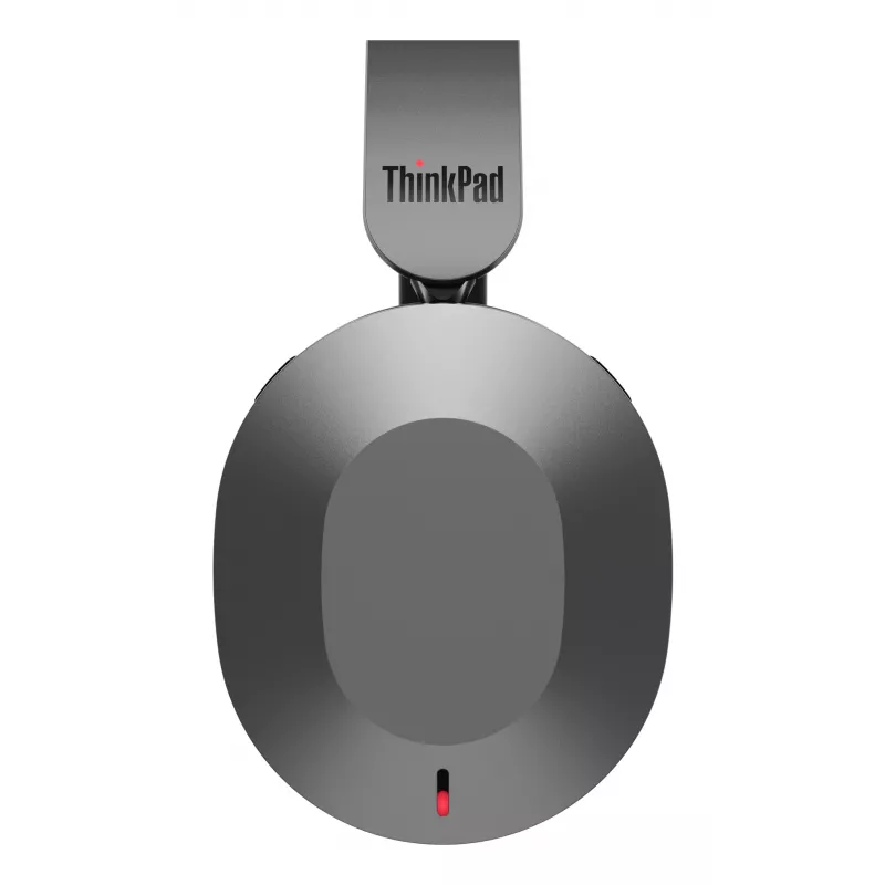 Lenovo 4XD1T60925 belaidės ausinės ant galvos lankeliu biurui ir skambučių centrams USB Type-C Bluetooth pilkos
