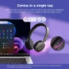 Lenovo 4XD1T60925 belaidės ausinės ant galvos lankeliu biurui ir skambučių centrams USB Type-C Bluetooth pilkos