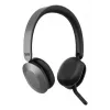 Lenovo 4XD1T60925 belaidės ausinės ant galvos lankeliu biurui ir skambučių centrams USB Type-C Bluetooth pilkos