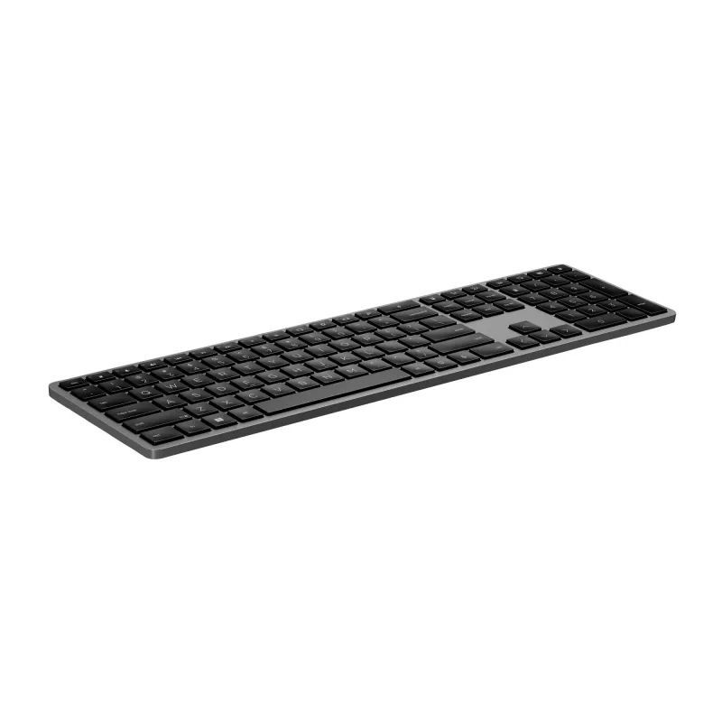 HP 975 belaidė klaviatūra dviejų režimų, pilno dydžio, RF belaidė + Bluetooth, juoda