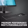 HP 975 belaidė klaviatūra dviejų režimų, pilno dydžio, RF belaidė + Bluetooth, juoda