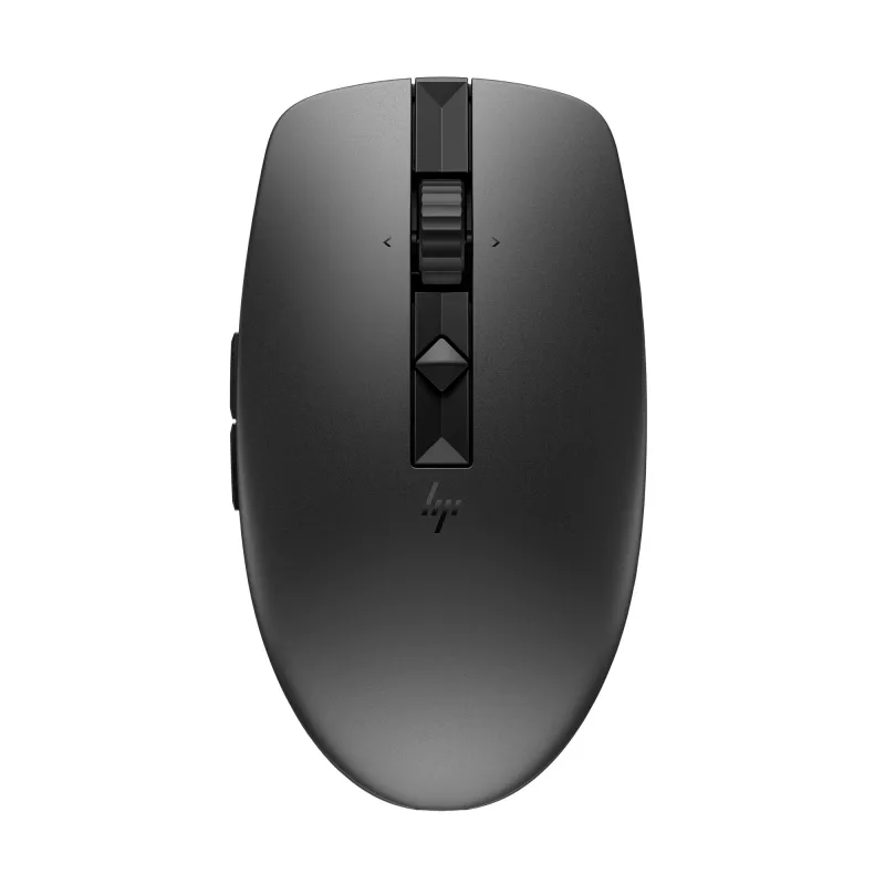 HP 715 belaidė daugelio įrenginių pelė, ambidekstrinė, RF belaidis + Bluetooth, 3000 DPI, juoda