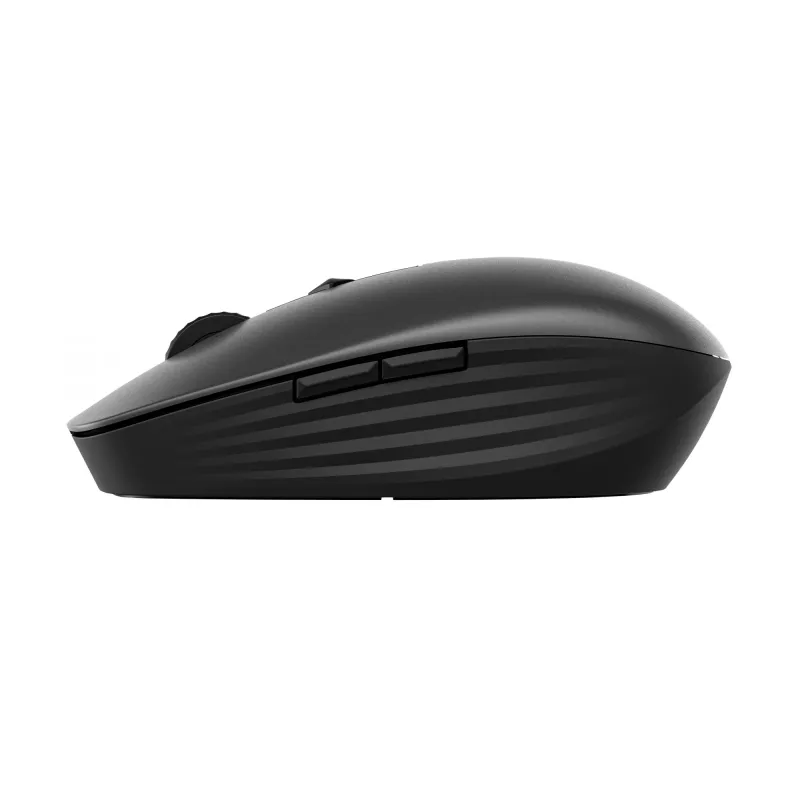 HP 715 belaidė daugelio įrenginių pelė, ambidekstrinė, RF belaidis + Bluetooth, 3000 DPI, juoda