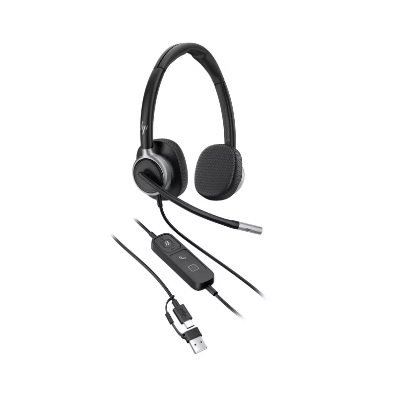 Belaidžiai stereo ausinių rinkinys HP POLY Mission 625 su USB (C01C6AA)