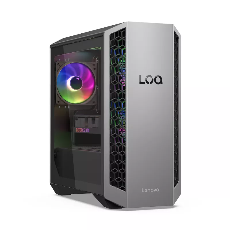 Stalinis kompiuteris Lenovo LOQ Tower 26ADR10 AMD Ryzen™ 7 8745HX 16 GB DDR5-SDRAM 1 TB SSD NVIDIA GeForce RTX 5070 Windows 11 Home Juodas