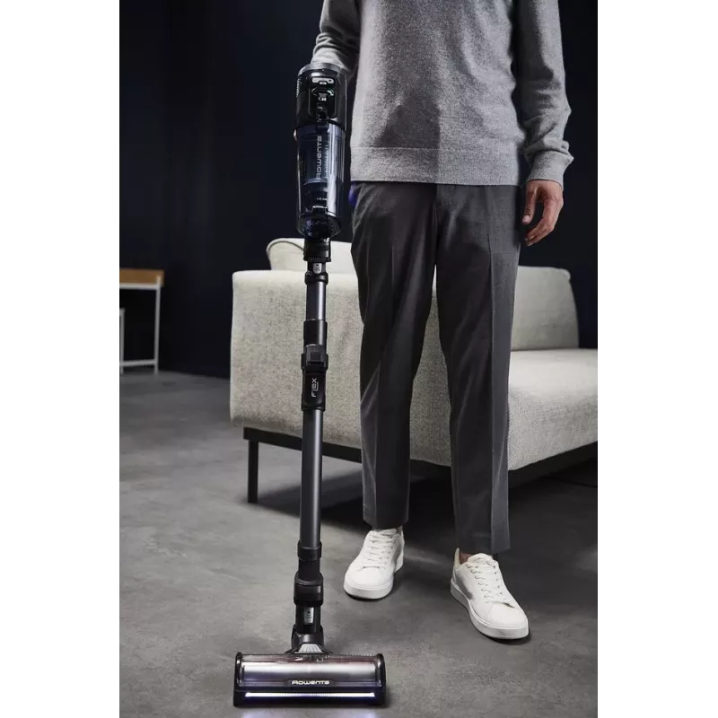 Šlapias ir sausas siurblys ROWENTA X-FORCE FLEX 12.60 NEO RH9LC1 – belaidis lazdinis, šlapias/sausas valymas