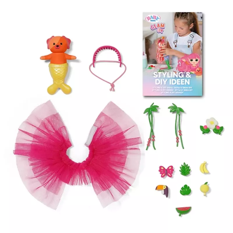 BABY born Glam Up Sunshine lėlė, 4 metų, mergaitė, įvairiaspalvė