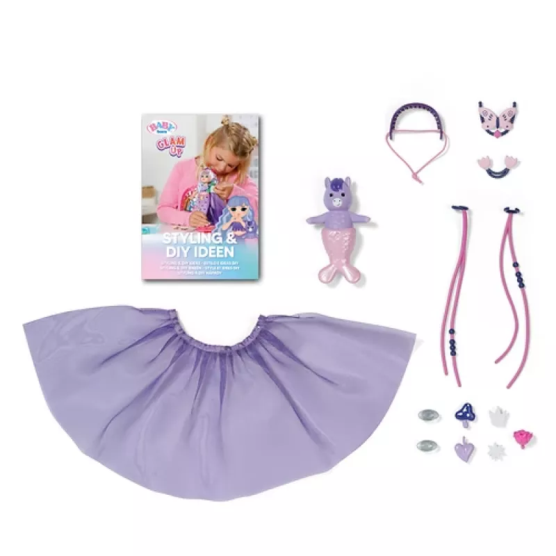 BABY born @ Glam Up Aura lėlė kūdikis, 4+ metai, įvairiaspalvė