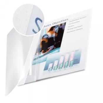 Leitz impressBIND viršelis Soft 7,0 mm, A4, Baltas, 70 lapų, 214 mm, 302 mm, 11 mm