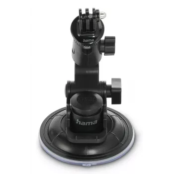HAMA Siurbtuvinis laikiklis veiksmo kameroms Universal Car Tripod 3D Ø90 mm, max apkrova 0,3 kg, aukštis 5–11 cm