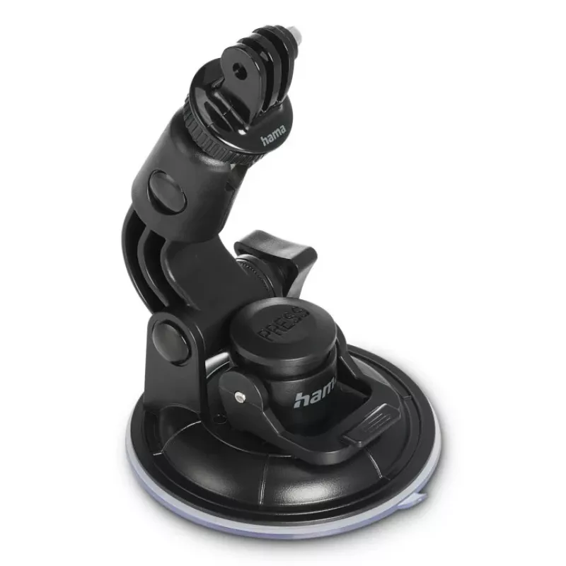 HAMA Siurbtuvinis laikiklis veiksmo kameroms Universal Car Tripod 3D Ø90 mm, max apkrova 0,3 kg, aukštis 5–11 cm