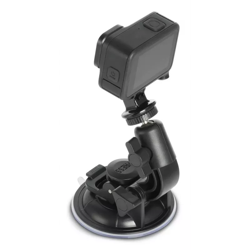 HAMA Siurbtuvinis laikiklis veiksmo kameroms Universal Car Tripod 3D Ø90 mm, max apkrova 0,3 kg, aukštis 5–11 cm