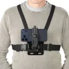 Krūtinės diržas kameroms HAMA 00004567, skirtas veiksmo kameroms (suderinamas su GoPro), juodas, reguliuojamas krūtinės laikiklis