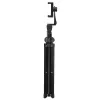 Tripod Hama Rotary Smartphone II, skirtas išmaniajam telefonui ir skaitmeniniam fotoaparatui, 3 kojelės, maks. apkrova 1 kg, aukštis 41,5–150 cm, juodas