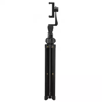 Tripod Hama Rotary Smartphone II, skirtas išmaniajam telefonui ir skaitmeniniam fotoaparatui, 3 kojelės, maks. apkrova 1 kg, aukštis 41,5–150 cm, juodas