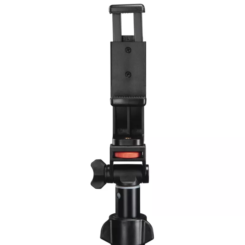 Tripod Hama Rotary Smartphone II, skirtas išmaniajam telefonui ir skaitmeniniam fotoaparatui, 3 kojelės, maks. apkrova 1 kg, aukštis 41,5–150 cm, juodas