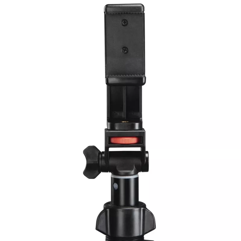 Tripod Hama Rotary Smartphone II, skirtas išmaniajam telefonui ir skaitmeniniam fotoaparatui, 3 kojelės, maks. apkrova 1 kg, aukštis 41,5–150 cm, juodas