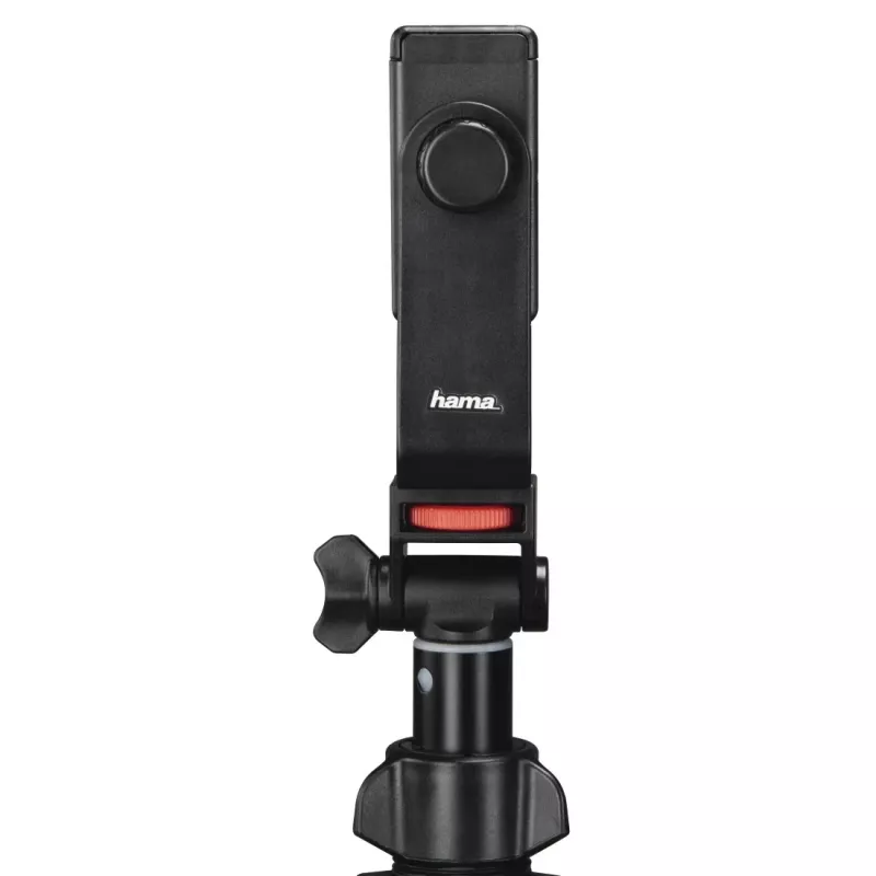 Tripod Hama Rotary Smartphone II, skirtas išmaniajam telefonui ir skaitmeniniam fotoaparatui, 3 kojelės, maks. apkrova 1 kg, aukštis 41,5–150 cm, juodas