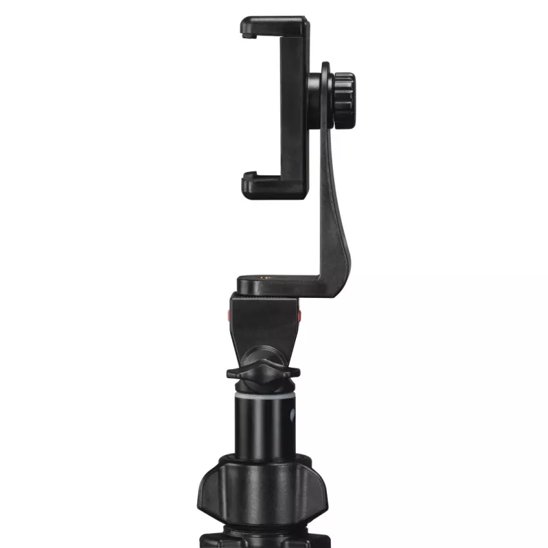 Tripod Hama Rotary Smartphone II, skirtas išmaniajam telefonui ir skaitmeniniam fotoaparatui, 3 kojelės, maks. apkrova 1 kg, aukštis 41,5–150 cm, juodas