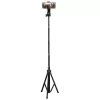 Tripod Hama Rotary Smartphone II, skirtas išmaniajam telefonui ir skaitmeniniam fotoaparatui, 3 kojelės, maks. apkrova 1 kg, aukštis 41,5–150 cm, juodas