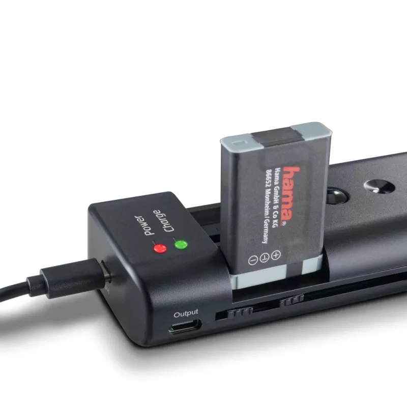 Baterijų įkroviklis HAMA 00081390, USB, Li‑Ion ir NiMH, 5 V