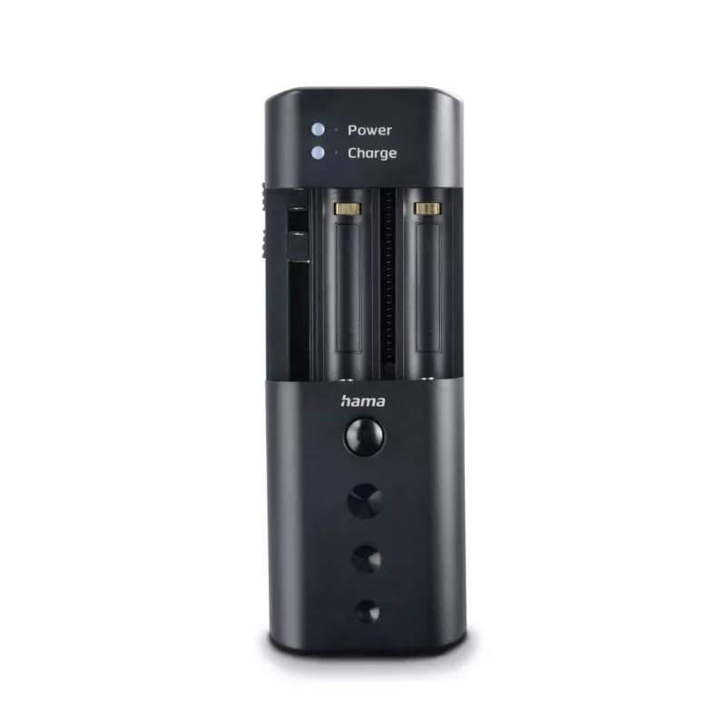 Baterijų įkroviklis HAMA 00081390, USB, Li‑Ion ir NiMH, 5 V