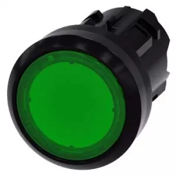 Siemens 3SU1001-0AA40-0AA0 elektrinis pavaras, IP66, IP67, IP69, IP69K, juoda, žalia