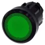 Siemens 3SU1001-0AA40-0AA0 elektrinis pavaras, IP66, IP67, IP69, IP69K, juoda, žalia