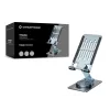 Sulankstomas sukamas telefono stovas CONCEPTRONIC THANA08G, 360° besisukantis pagrindas, reguliuojamas aukštis, sidabrinis