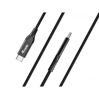 Equip USB 4 Ultra Slim C to C laidas, 1,2 m, PD240W, 4K/60Hz, 40Gbps, Juodas