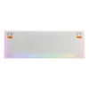 Mechaninė žaidimų klaviatūra Cherry K5 Pro TMR Compact — 65% laidinė USB, QWERTZ, RGB, oranžinė/balta
